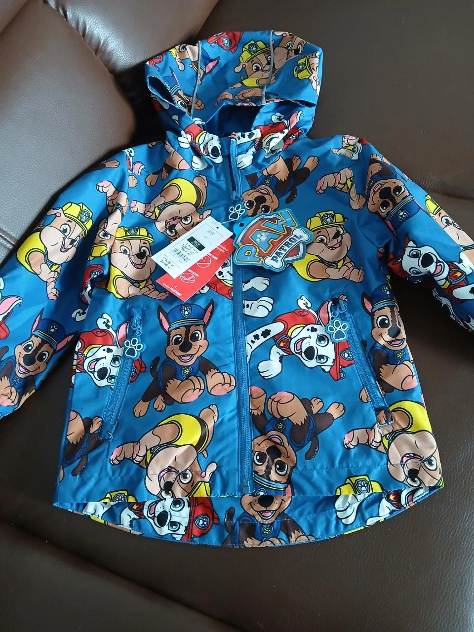 blouson parka manteau coupe vent garcon pat patrouille 98 cm 3 ans